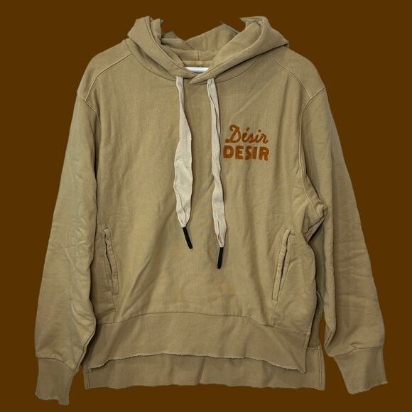 Sandrine Rose Desir Sweatshirt/Hoodie Very Oversized Tan/Brown Women Large NWT - Picture 1 of 11